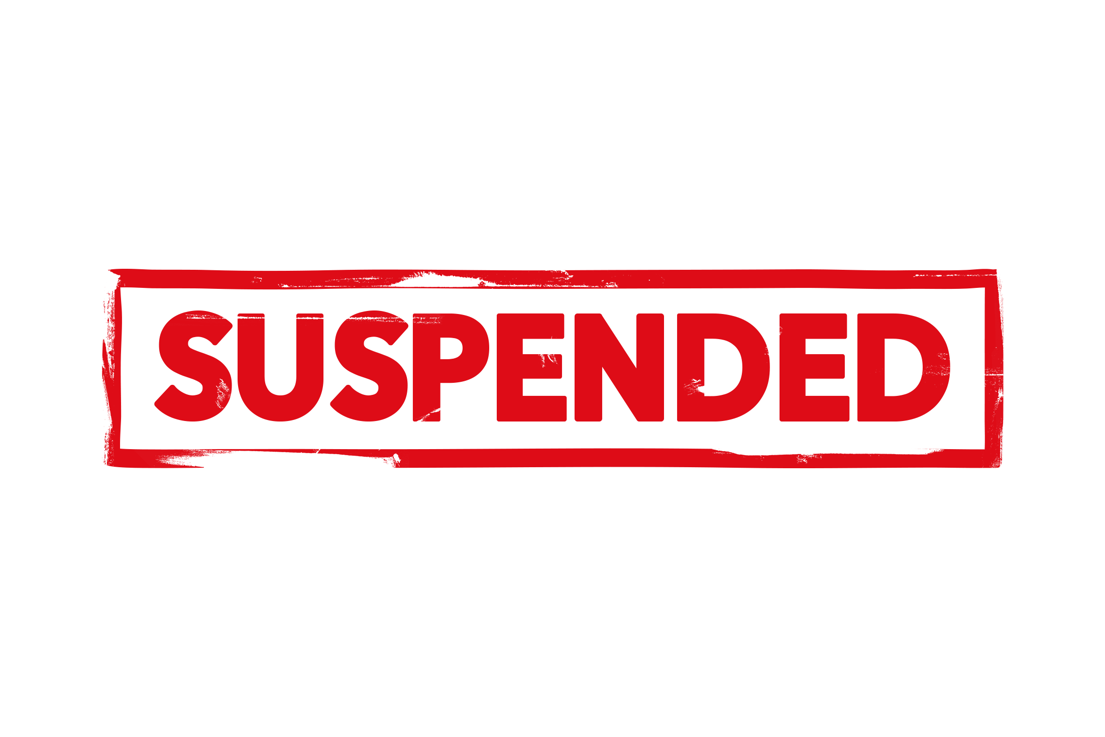 suspended